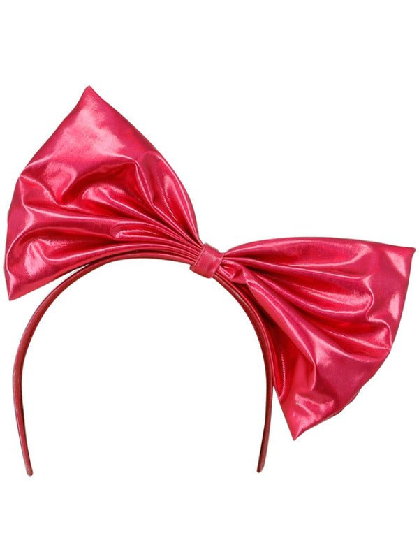 80s Metallic Pink Headband - Adult Weekender