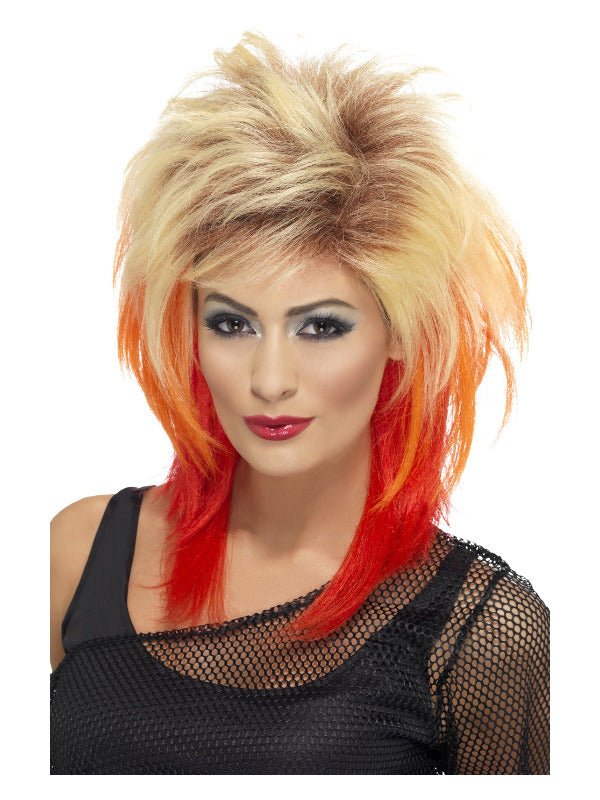 80s Mullet Wig, Blonde - Adult Weekender