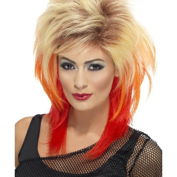 80s Mullet Wig, Blonde - Adult Weekender