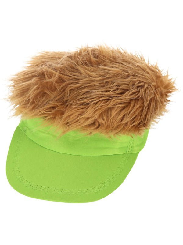 80s Neon Green Visor Hat - Adult Weekender