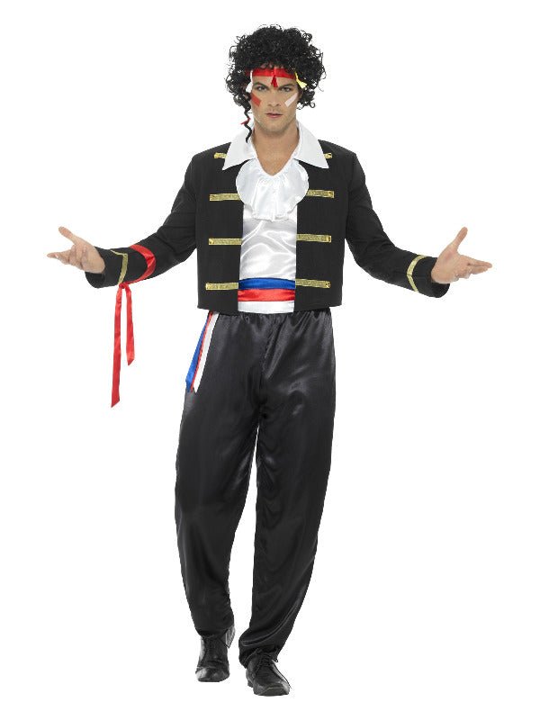 80s New Romantic Costume, Black - Adult Weekender