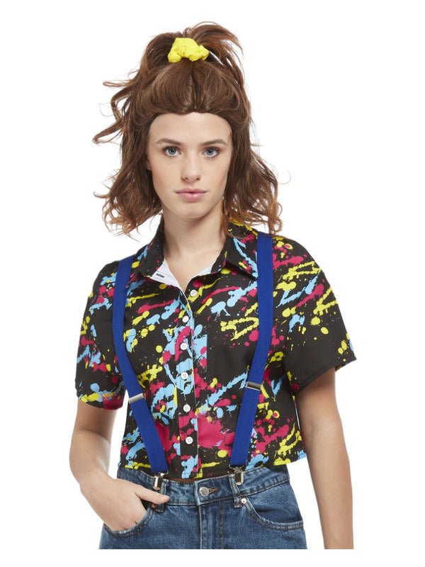 80s Paint Splatter Print Shirt - Adult Weekender