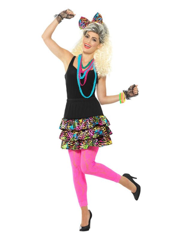80s Party Girl Kit, Multi - Coloured - Adult Weekender