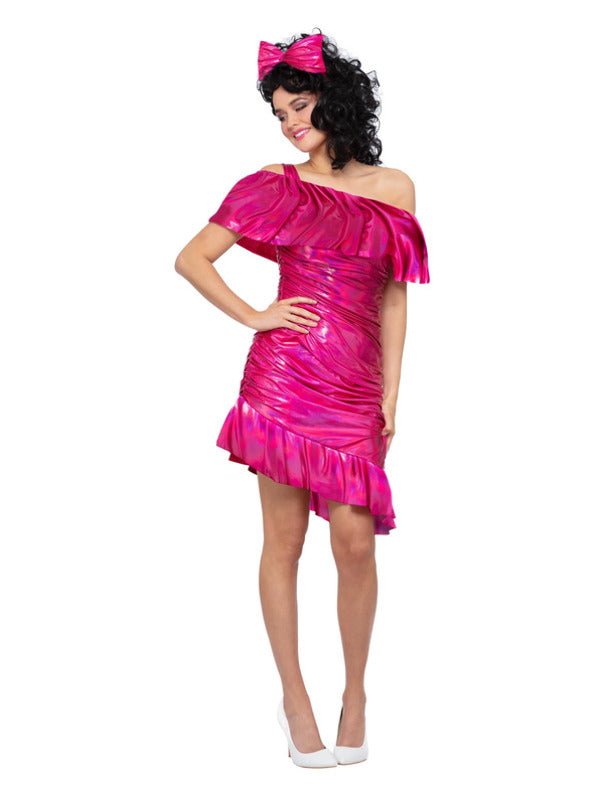 80s Pink Sparkle Cocktail Dress Costume - Adult Weekender