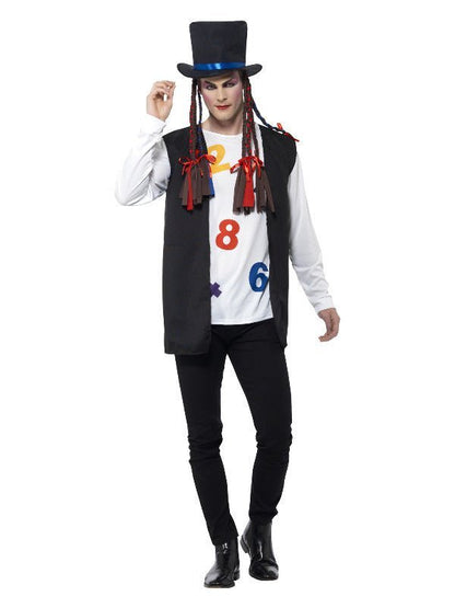 80s Pop Star Costume, Multi - Coloured - Adult Weekender