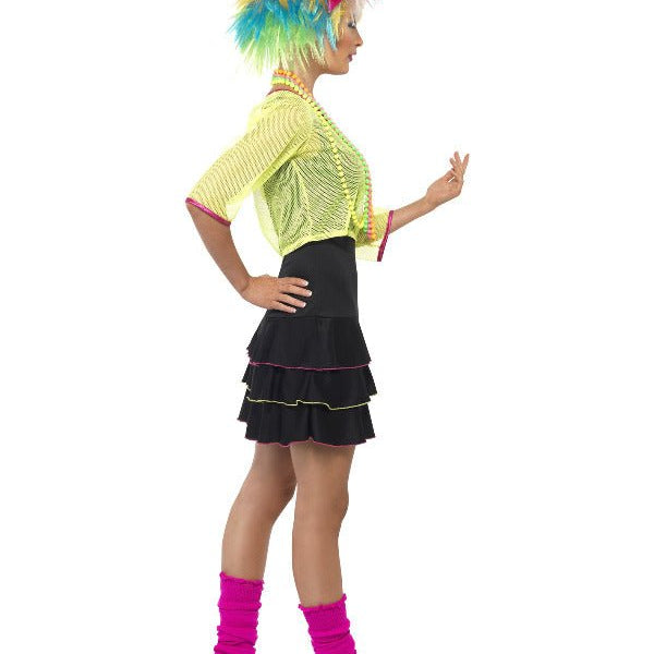 80s Pop Tart Costume, Black & Yellow - Adult Weekender
