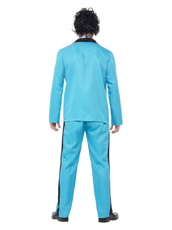 80s Prom King Costume, Blue - Adult Weekender