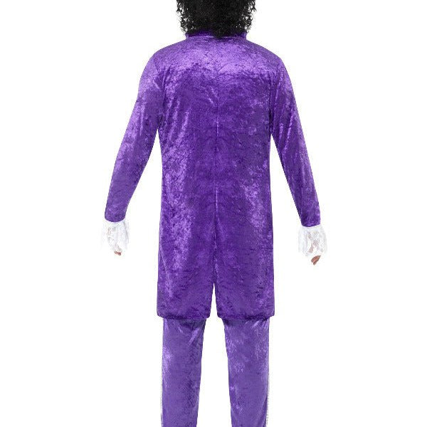 80s Purple Musician Costume, Purple - Adult Weekender