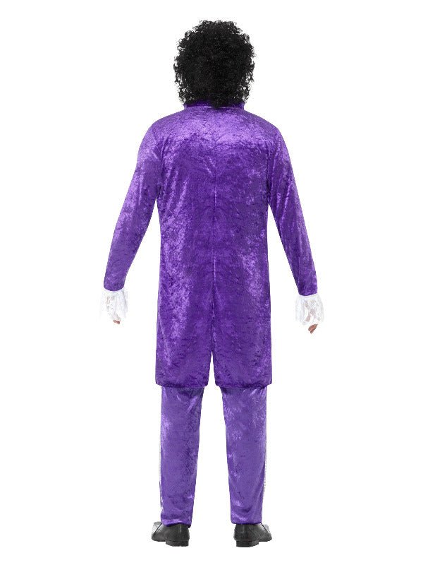 80s Purple Musician Costume, Purple - Adult Weekender