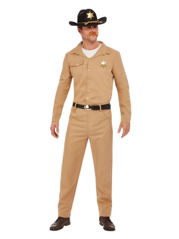 80s Sheriff Costume, Beige - Adult Weekender