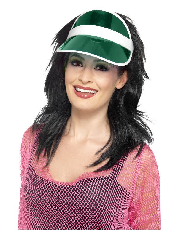 80s Sun Visor, Green - Adult Weekender