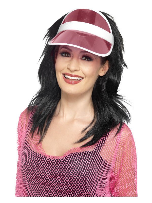 80s Sun Visor, Pink - Adult Weekender