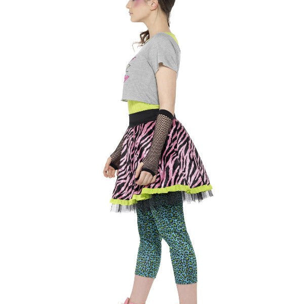 80s Wild Child Costume, Multi - Coloured - Adult Weekender