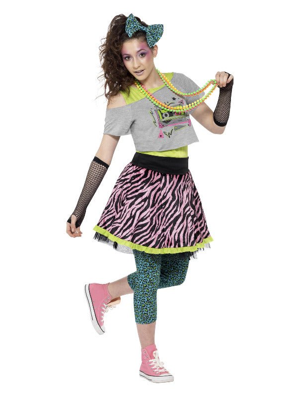80s Wild Child Costume, Multi - Coloured - Adult Weekender