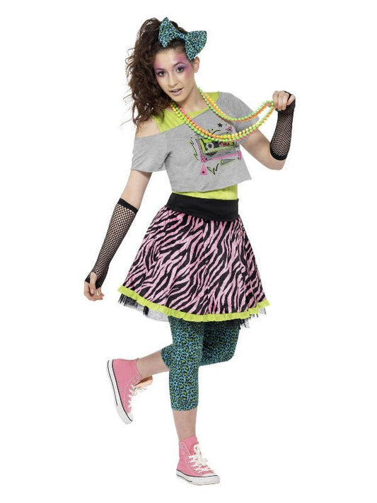 80s Wild Child Costume, Multi - Coloured - Adult Weekender
