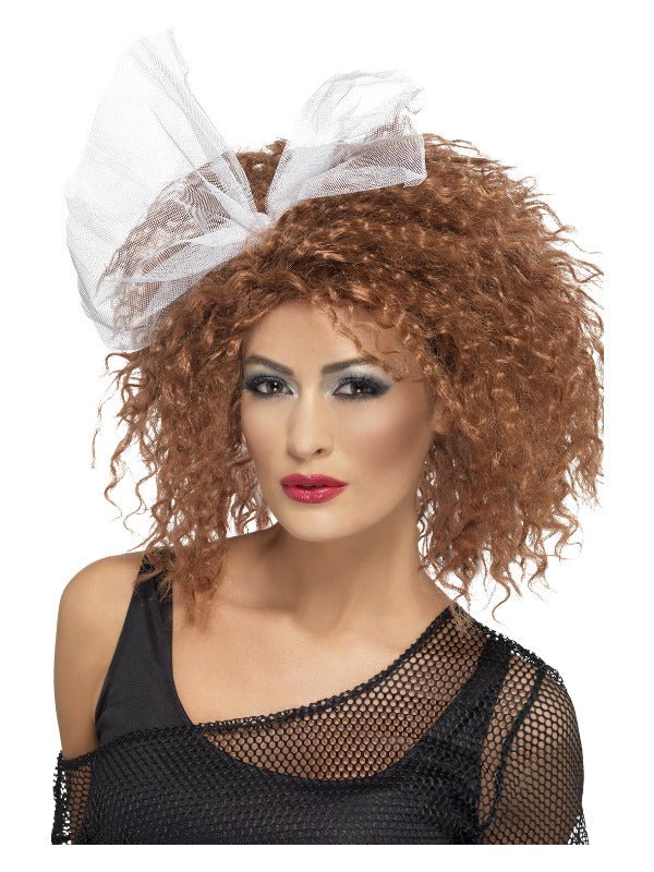 80s Wild Child Wig, Brown - Adult Weekender