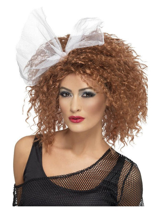 80s Wild Child Wig, Brown - Adult Weekender
