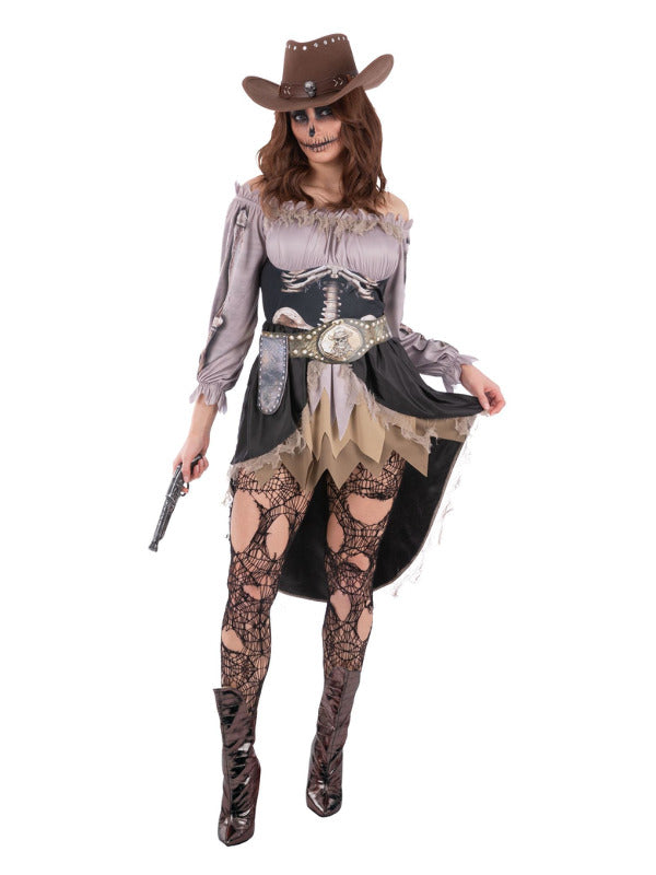Skeleton Saloon Girl Costume