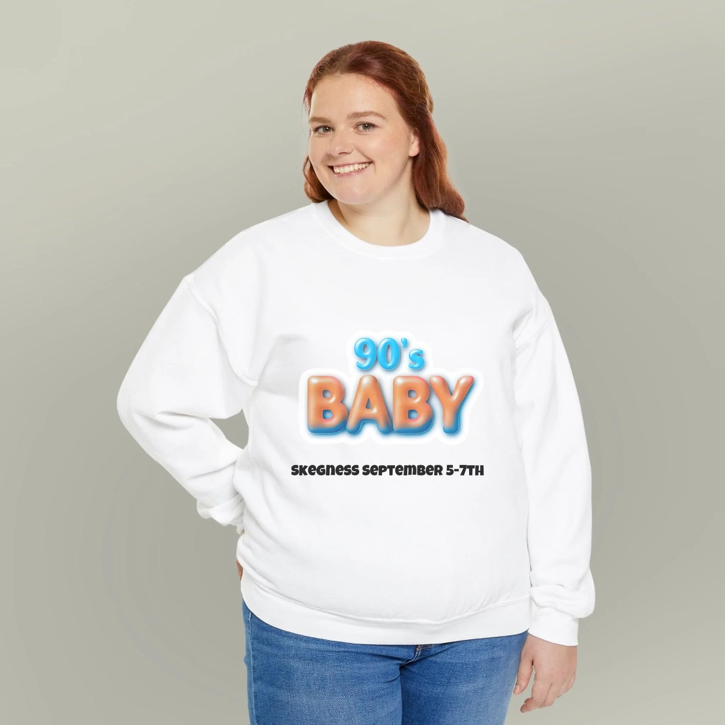 90s Baby - Adult Weekender Front and Back Personalised Unisex Heavy T-Shirt or Hoodie - 90s - Adult Weekender
