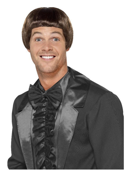 90s Bowl Cut Wig, Brown - Adult Weekender