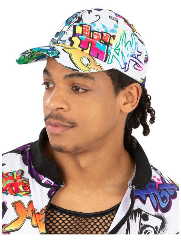 90s Graffiti Peaked Cap - Adult Weekender