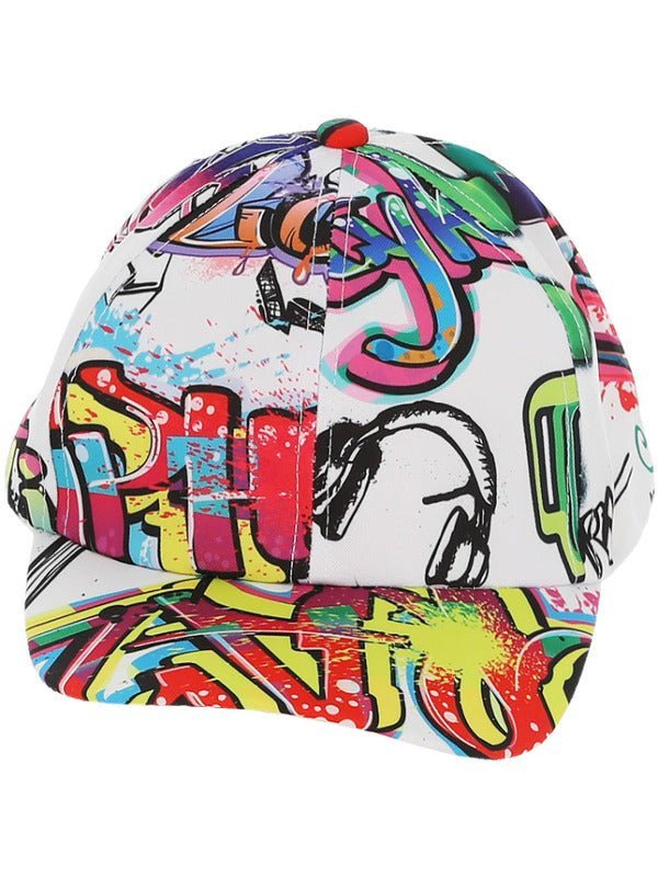 90s Graffiti Peaked Cap - Adult Weekender