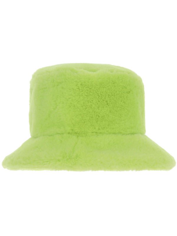 90s Green Fur Bucket Hat - Adult Weekender
