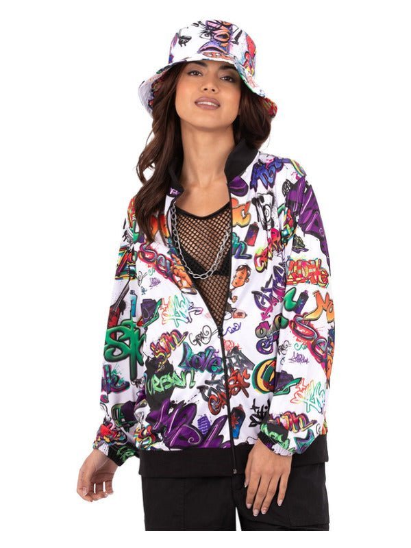 90s Hip Hop Graffiti Jacket - Adult Weekender