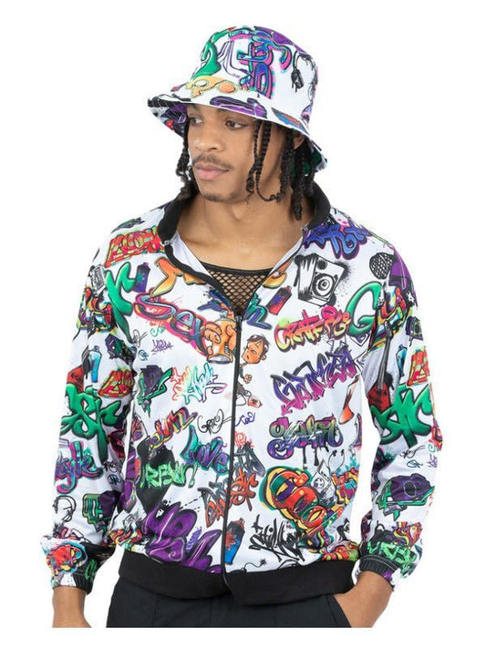 90s Hip Hop Graffiti Jacket - Adult Weekender