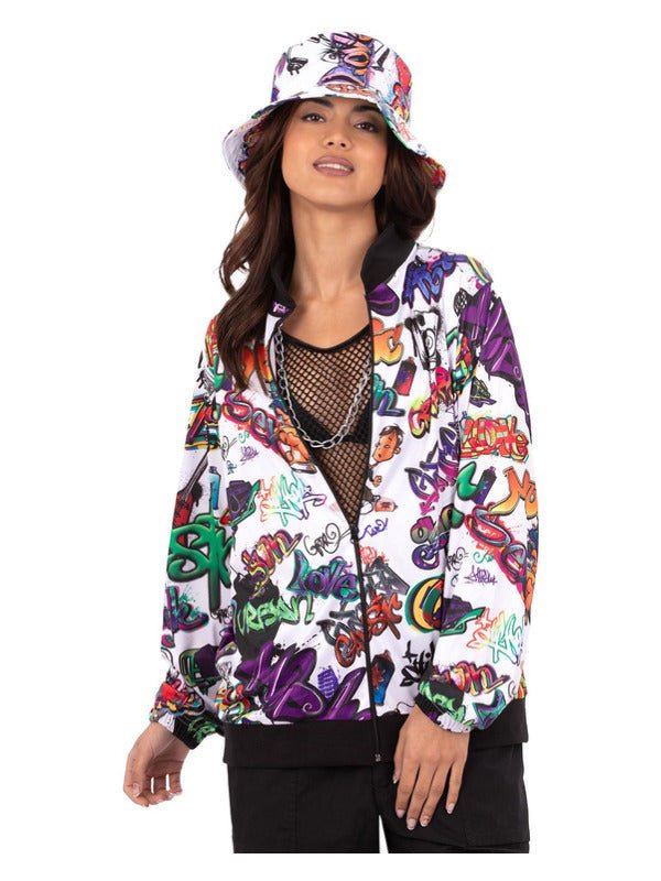 90s Hip Hop Graffiti Jacket - Adult Weekender