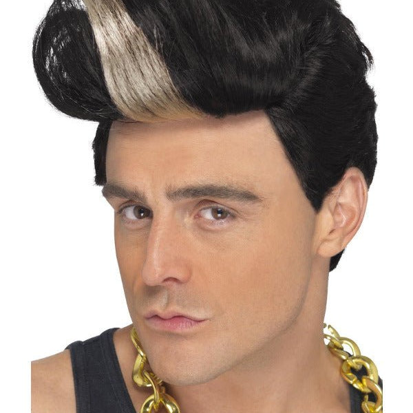 90s Rapper Wig, Black - Adult Weekender