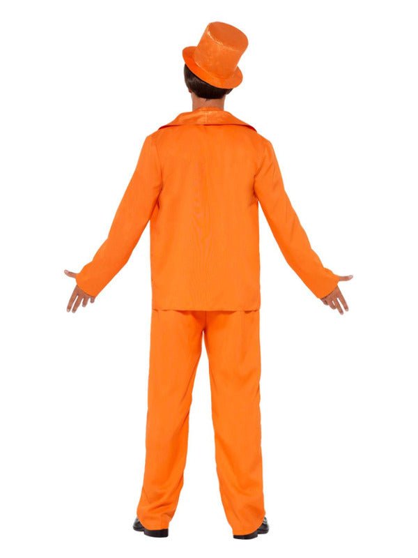90s Stupid Tuxedo Costume, Orange - Adult Weekender