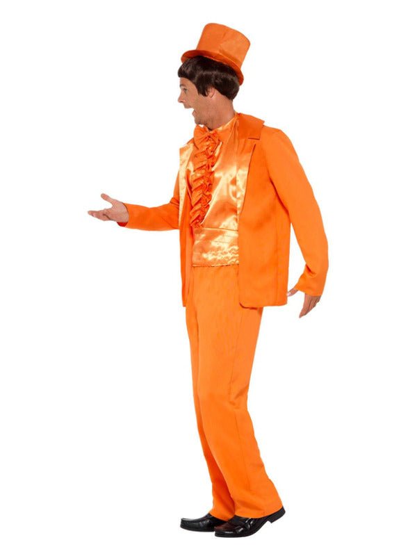 90s Stupid Tuxedo Costume, Orange - Adult Weekender