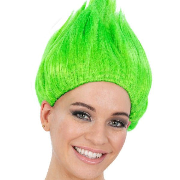 90s Troll Wig, Green - Adult Weekender