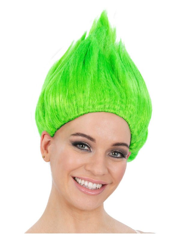 90s Troll Wig, Green - Adult Weekender