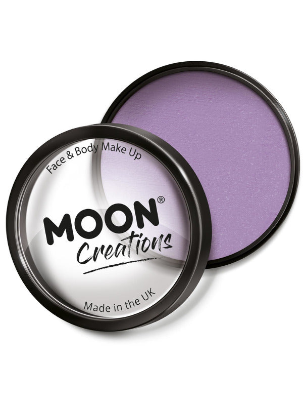 Moon Creations Pro Face Paint Cake Pot, Lilac – Front