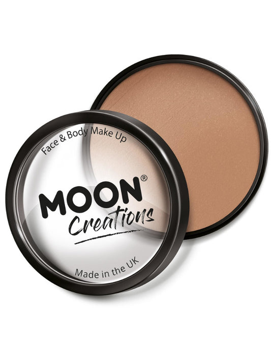 Moon Creations Pro Face Paint Cake Pot, Beige – Front