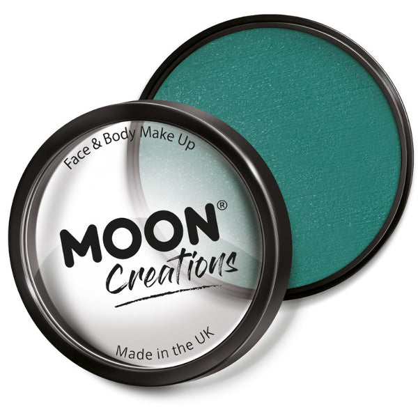 Moon Creations Pro Face Paint Cake Pot, Teal