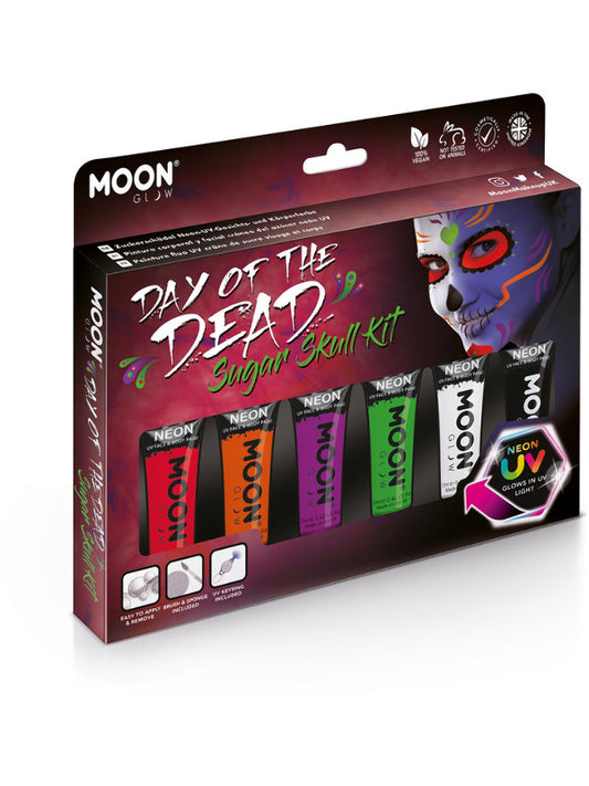 Moon Glow Intense Neon UV Face Paint, Assorted – Front