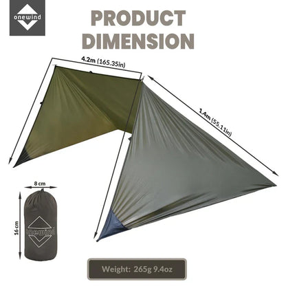 Lightweight Dyad Onewind Shelter