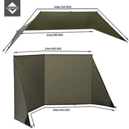 Lightweight Dyad Onewind Shelter
