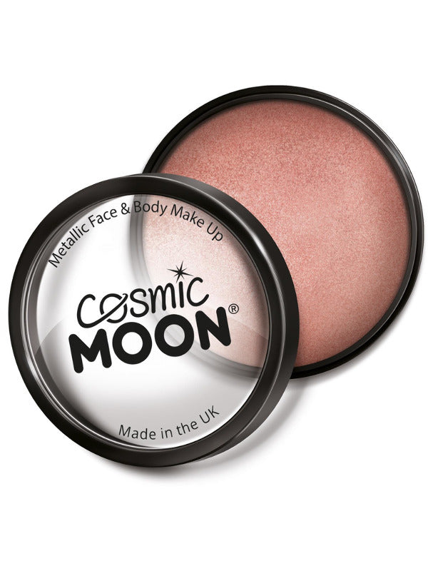 Cosmic Moon Metallic Pro Face Paint Cake Pots, Ros – Front