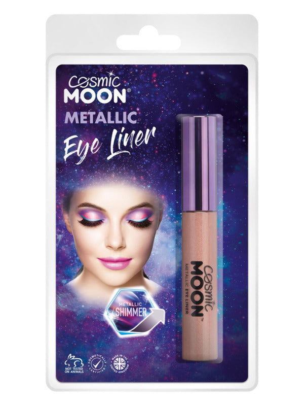Cosmic Moon Metallic Eye Liner, Rose Gold – Front