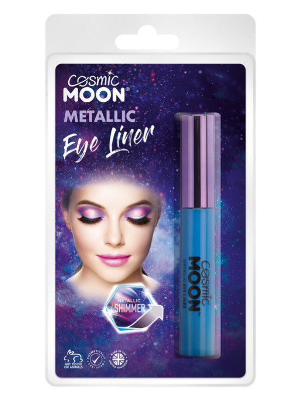 Cosmic Moon Metallic Eye Liner, Blue – Front