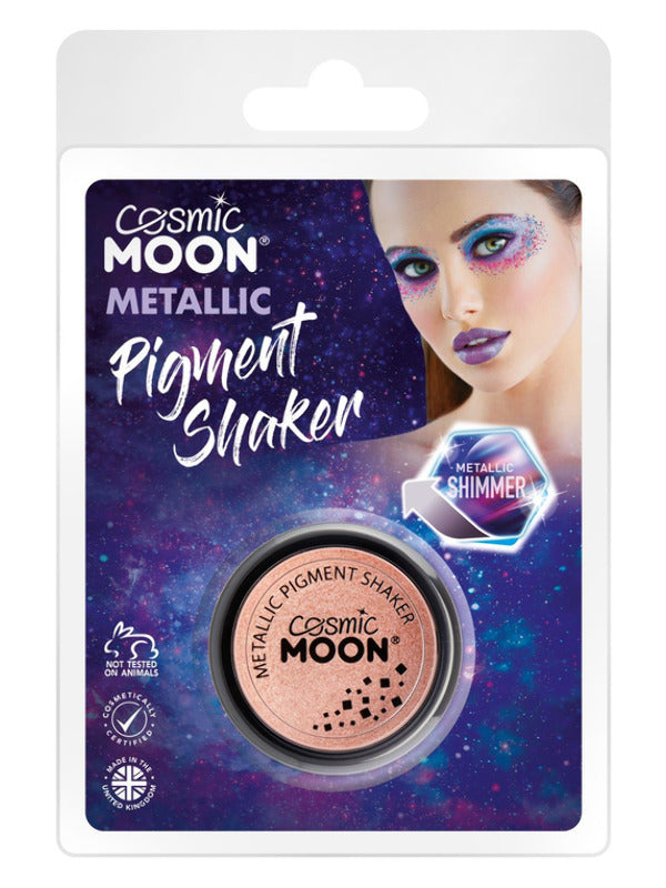 Cosmic Moon Metallic Pigment Shaker, Rose Gold – Front