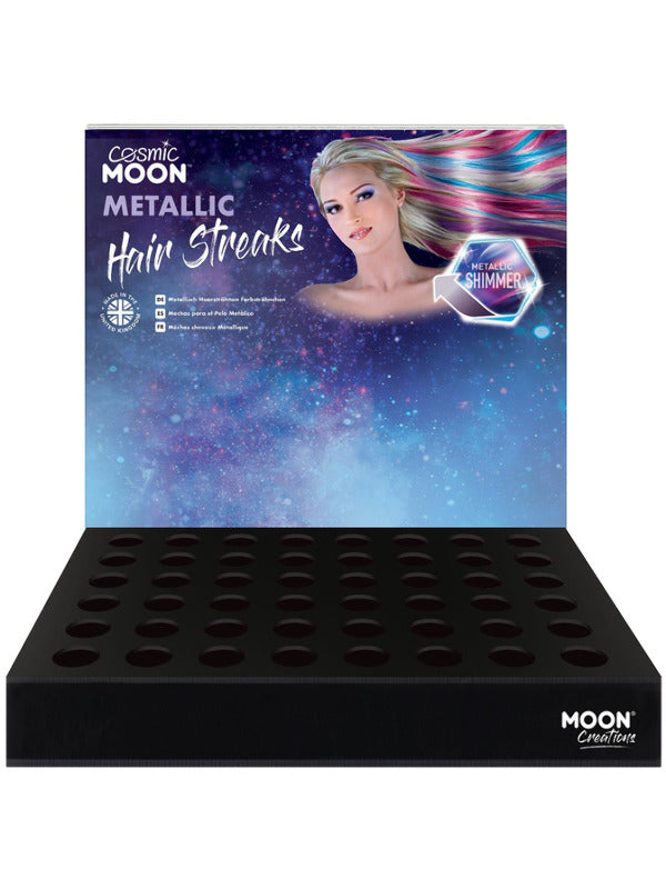 Cosmic Moon Metallic Hair Streaks, – Front