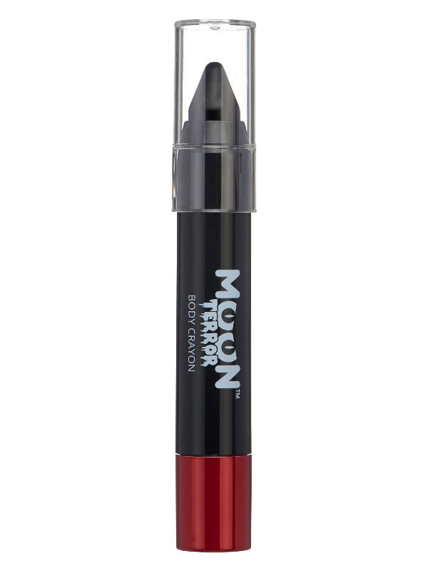 Moon Terror Halloween Body Crayons, Black – Front