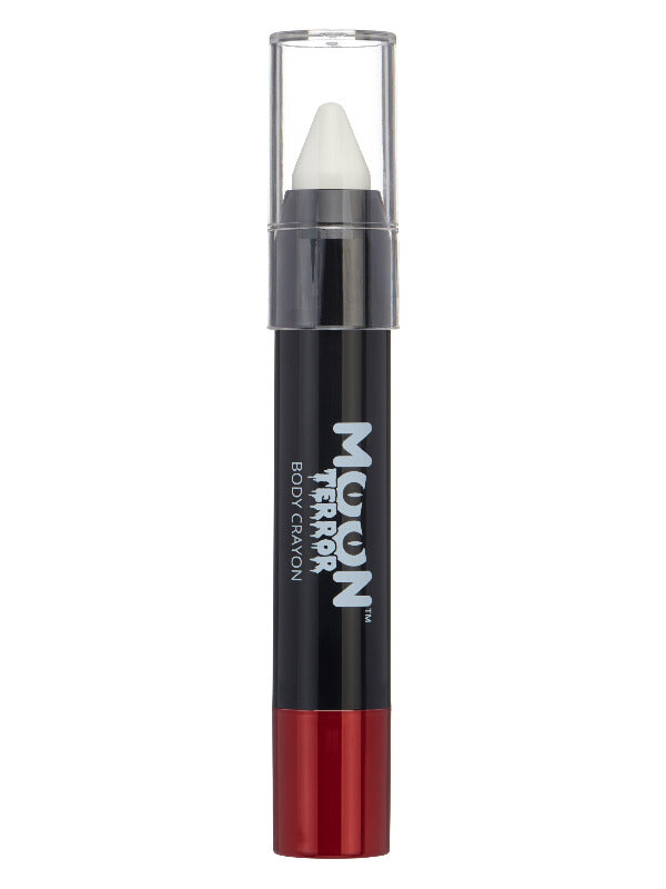 Moon Terror Halloween Body Crayons, White – Front