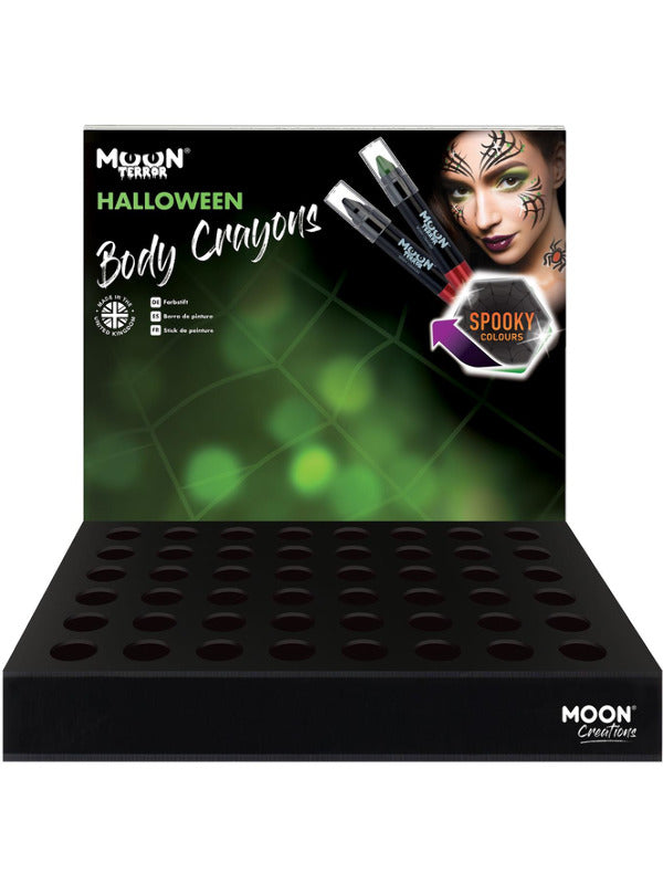 Moon Terror Halloween Body Crayons, Assorted – Front