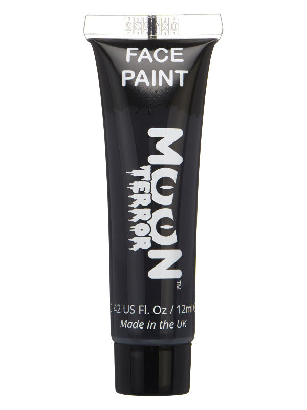 Moon Terror Halloween Face & Body Paint, Black – Front